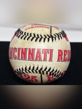 Cincinnati Reds Baseball--"ANTIQUE" Design Made of Hard Plastic by Franklin Inc.